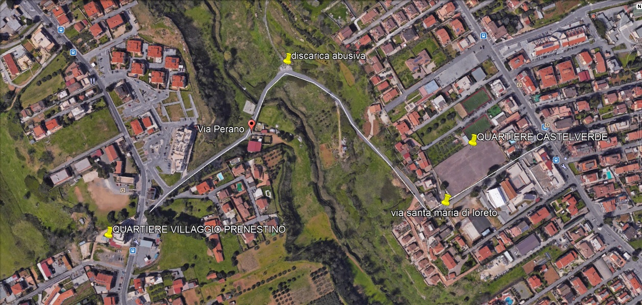 Al momento stai visualizzando Istanza d’intervento urgente su Via Perano collegamento fra via Massa di San Giuliano di Castelverde e via Fosso dell’Osa di Villaggio Prenestino