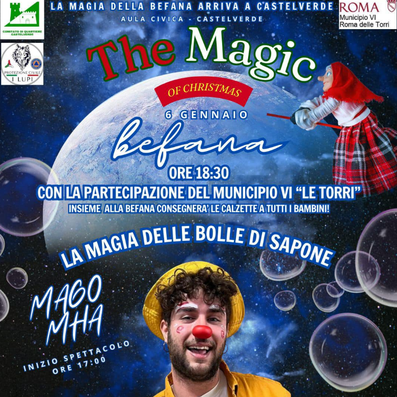 Scopri di più sull'articolo LA BEFANA-EVENTO CONCLUSIVO – THE MAGIC OF CHRISTMAS