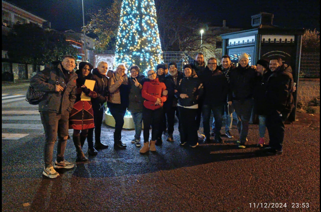 castelverde si illumina per natale 2